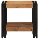 vidaXL Dohányzóasztal Barna 40 x 40 x 38 cm tömör akácfa