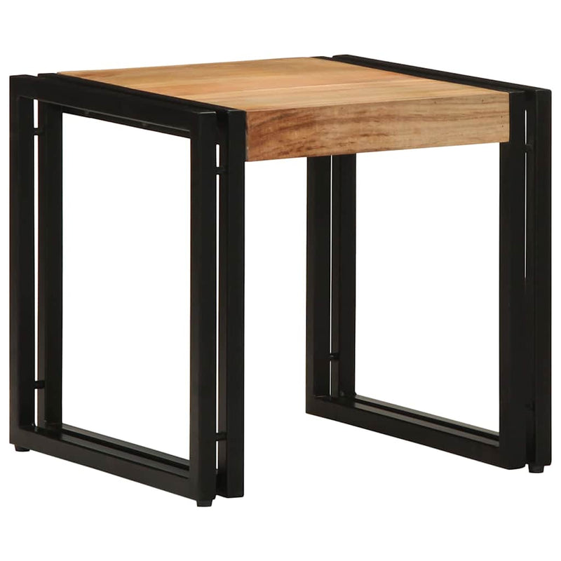 vidaXL Dohányzóasztal Barna 40 x 40 x 38 cm tömör akácfa