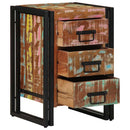 vidaXL Éjjeliszekrény 40 x 35 x 50 cm tömör újrahasznosított fa