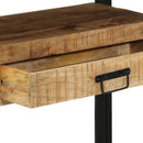 vidaXL Konzolasztal fiókkal Barna 120 x 33 x 75 cm Tömör Mangófát