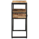 vidaXL Konzolasztal fiókkal Barna 90 x 33 x 75 cm tömör mangófa