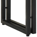 vidaXL Konzolasztal fiókkal Barna 90 x 33 x 75 cm Tömör Akácfa