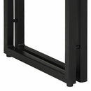 vidaXL Konzolasztal Sokszínű 90 x 33 x 75 cm tömör újrahasznosított fa