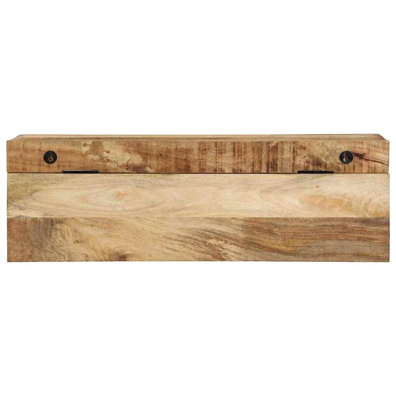 vidaXL Fogas polcokkal tárolóval Barna 73 x 19 x 23 cm Tömör mangófa