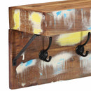 vidaXL Kabáthorog Sokszínű 73 x 19 x 23 cm Tömör újrahasznosított fa