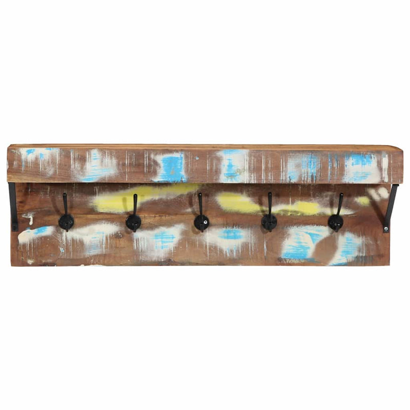 vidaXL Fogas polcokkal Barna 73 x 19 x 23 cm Tömör újrahasznosított fa