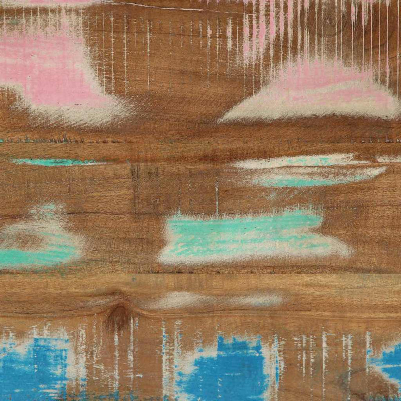 vidaXL Kabáthorog Barna 73 x 19 x 23 cm Tömör újrahasznosított fa