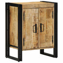 vidaXL Cipőszekrény polcokkal Barna 56 x 35 x 70 cm Tömör mangófa