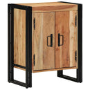 vidaXL Cipőszekrény polcokkal Barna 56 x 35 x 70 cm Tömör akácfa
