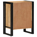 vidaXL Cipőszekrény polcokkal Barna 56 x 35 x 70 cm Tömör akácfa