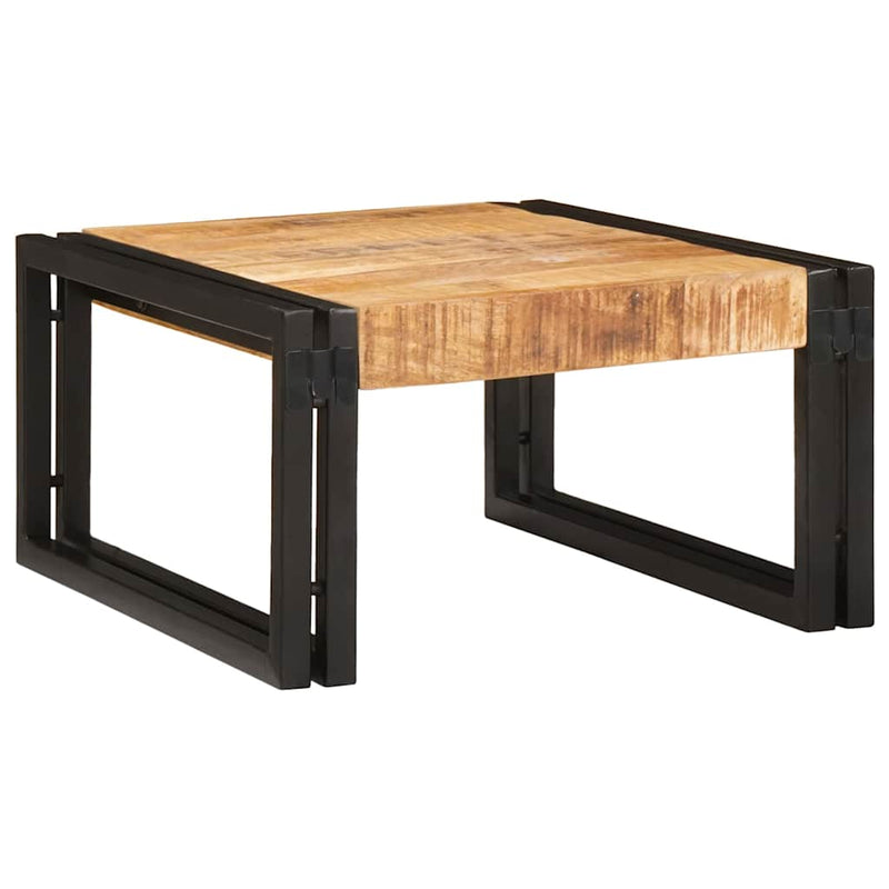 vidaXL Fürdőszobai polc polcokkal 40 x 50 x 23 cm Tömör mangófa és vas