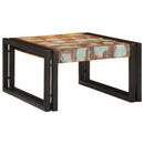 vidaXL Fürdőszobai polc polcokkal 60 x 50 x 23 cm Tömör mangófa és vas