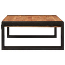 vidaXL Fürdőszobai polc polcokkal 65 x 50 x 23 cm Tömör mangófa és vas