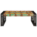 vidaXL Fürdőszobai polc polcokkal 65 x 50 x 23 cm Tömör mangófa és vas