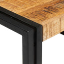 vidaXL Fürdőszobai polc polcokkal 80 x 50 x 23 cm Tömör mangófa és vas