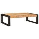 vidaXL Fürdőszobai polc polcokkal 80 x 50 x 23 cm Tömör mangófa és vas