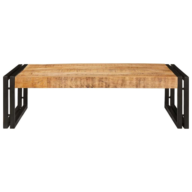 vidaXL Fürdőszobai polc polcokkal 80 x 50 x 23 cm Tömör mangófa és vas