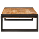 vidaXL Fürdőszobai polc polcokkal 80 x 50 x 23 cm Tömör mangófa és vas