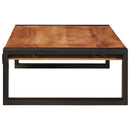 vidaXL Fürdőszobai polc polcokkal 80 x 50 x 23 cm Tömör mangófa és vas