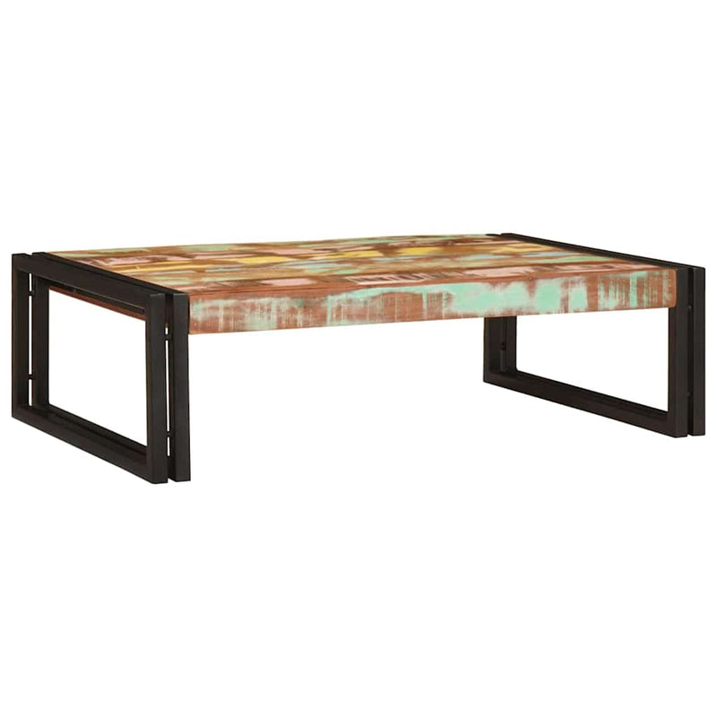 vidaXL Fürdőszobai polc polcokkal 80 x 50 x 23 cm Tömör mangófa és vas
