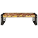 vidaXL Fürdőszobai polc polcokkal 80 x 50 x 23 cm Tömör mangófa és vas