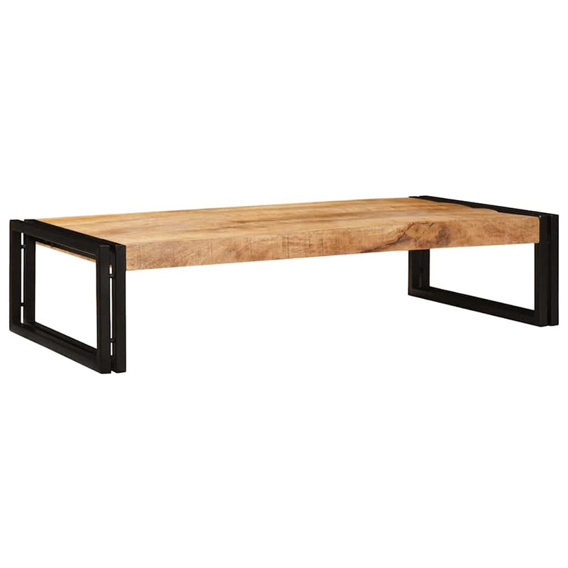 vidaXL Fürdőszobai polc 100 x 50 x 23 cm Tömör mangófa és vas