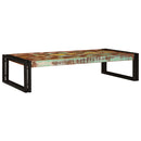 vidaXL Fürdőszobai polc 100 x 50 x 23 cm Tömör mangófa és vas