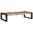 vidaXL Fürdőszobai polc 100 x 50 x 23 cm Tömör mangófa és vas