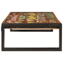 vidaXL Fürdőszobai polc 100 x 50 x 23 cm Tömör mangófa és vas