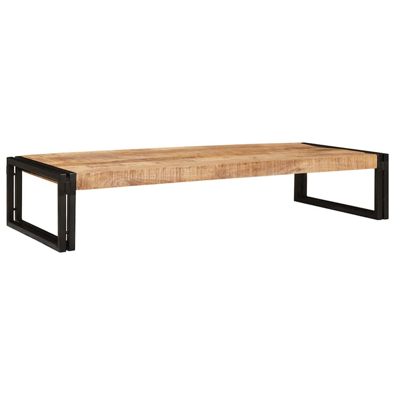 vidaXL Fürdőszobai polc 120 x 50 x 23 cm Tömör mangófa és vas