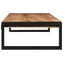 vidaXL Fürdőszobai polc 120 x 50 x 23 cm Tömör mangófa és vas