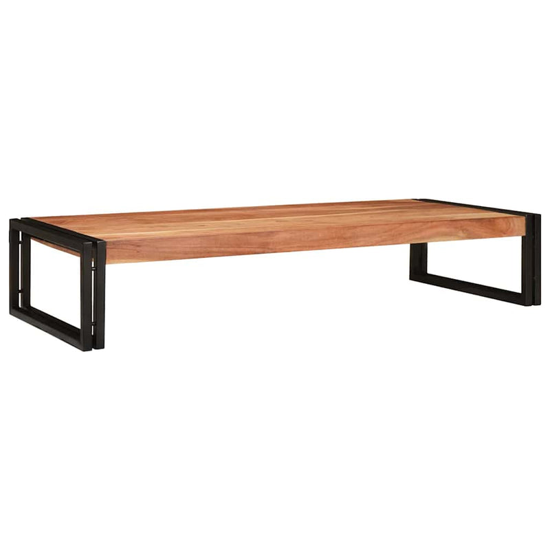 vidaXL Fürdőszobai polc 120 x 50 x 23 cm Tömör mangófa és vas