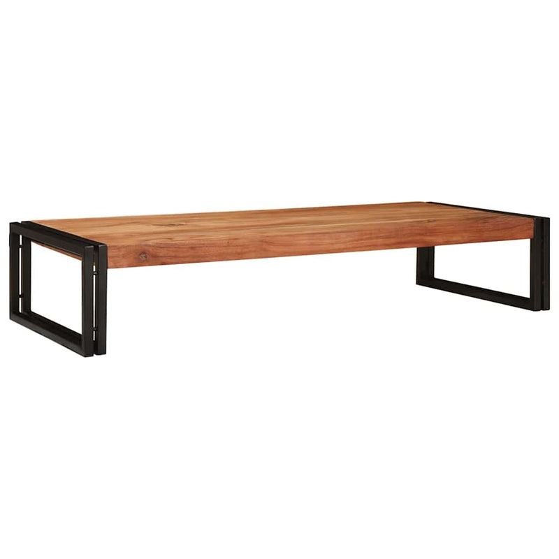 vidaXL Fürdőszobai polc 120 x 50 x 23 cm Tömör mangófa és vas