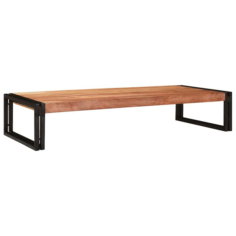 vidaXL Fürdőszobai polc 120 x 50 x 23 cm Tömör mangófa és vas
