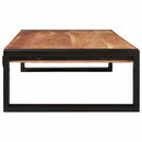 vidaXL Fürdőszobai polc 120 x 50 x 23 cm Tömör mangófa és vas