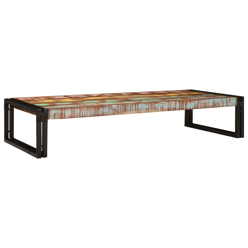 vidaXL Fürdőszobai polc 120 x 50 x 23 cm Tömör mangófa és vas
