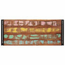 vidaXL Fürdőszobai polc 120 x 50 x 23 cm Tömör mangófa és vas