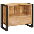 vidaXL Mosdókagyló szekrény Barna 71 x 33 x 58 cm Tömör Mangófát