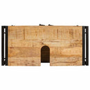 vidaXL Fürdőszobai mosdószekrény 71 x 33 x 58 cm Tömör mangófa és vas