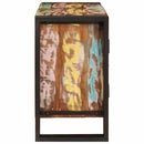 vidaXL Fürdőszobai mosdószekrény Tömör újrahasznosított fa és Vas