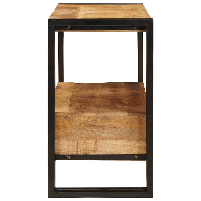 vidaXL Fürdőszobai mosdószekrény 71 x 33 x 58 cm Tömör mangófa és vas