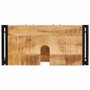 vidaXL Fürdőszobai mosdószekrény 71 x 33 x 58 cm Tömör mangófa és vas