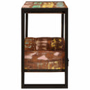 vidaXL Fürdőszobai mosdószekrény Tömör újrahasznosított fa és Vas