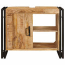 vidaXL Fürdőszobai mosdószekrény 71 x 33 x 58 cm Tömör mangófa és vas