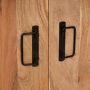 vidaXL Éjjeliszekrény Barna 38 x 33 x 58 cm tömör akácfa