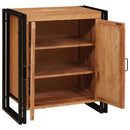vidaXL Éjjeliszekrény Barna 66 x 35 x 76 cm tömör akácfa