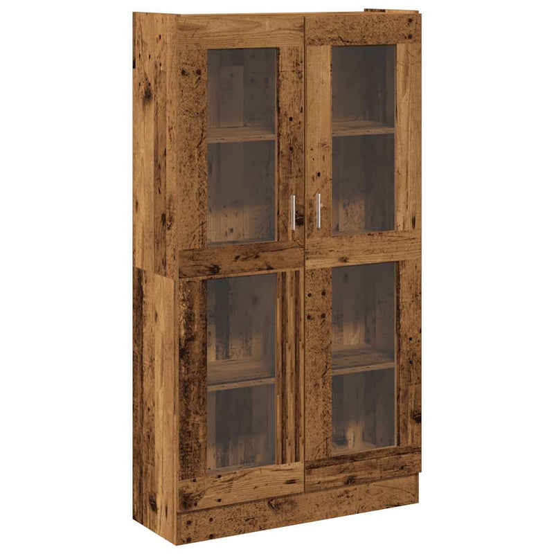 vidaXL antik fa színű szerelt fa magasszekrény 82,5 x 30,5 x 150 cm