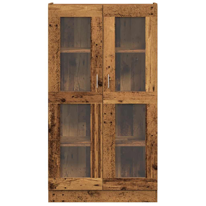 vidaXL antik fa színű szerelt fa magasszekrény 82,5 x 30,5 x 150 cm