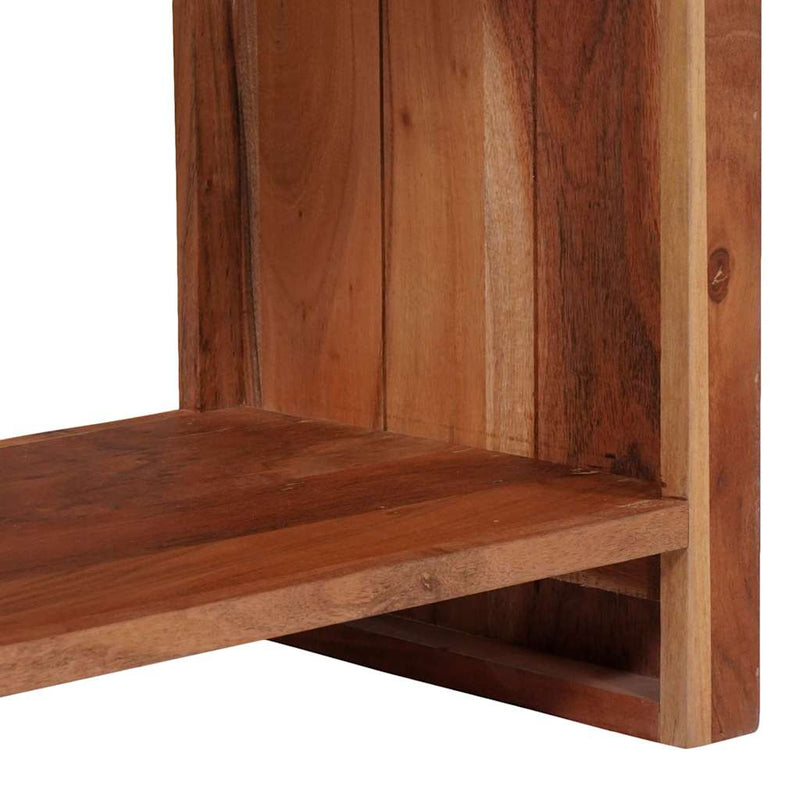 vidaXL Könyvespolc 3 pcs Barna 50 x 30 x 110 cm Tömör akácfa