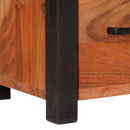 vidaXL Széf fiókkal 3 pcs Barna 110 x 30 x 75 cm Tömör akácfa